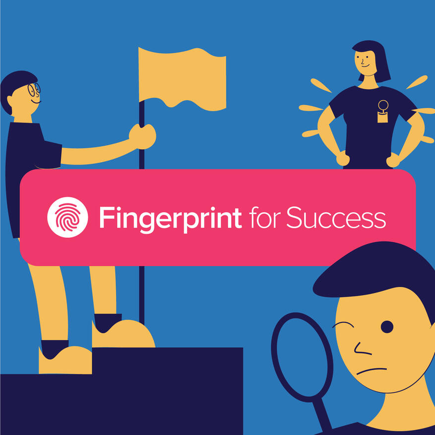 Fingerprint for Success Graphic Design, Branding, Illustration